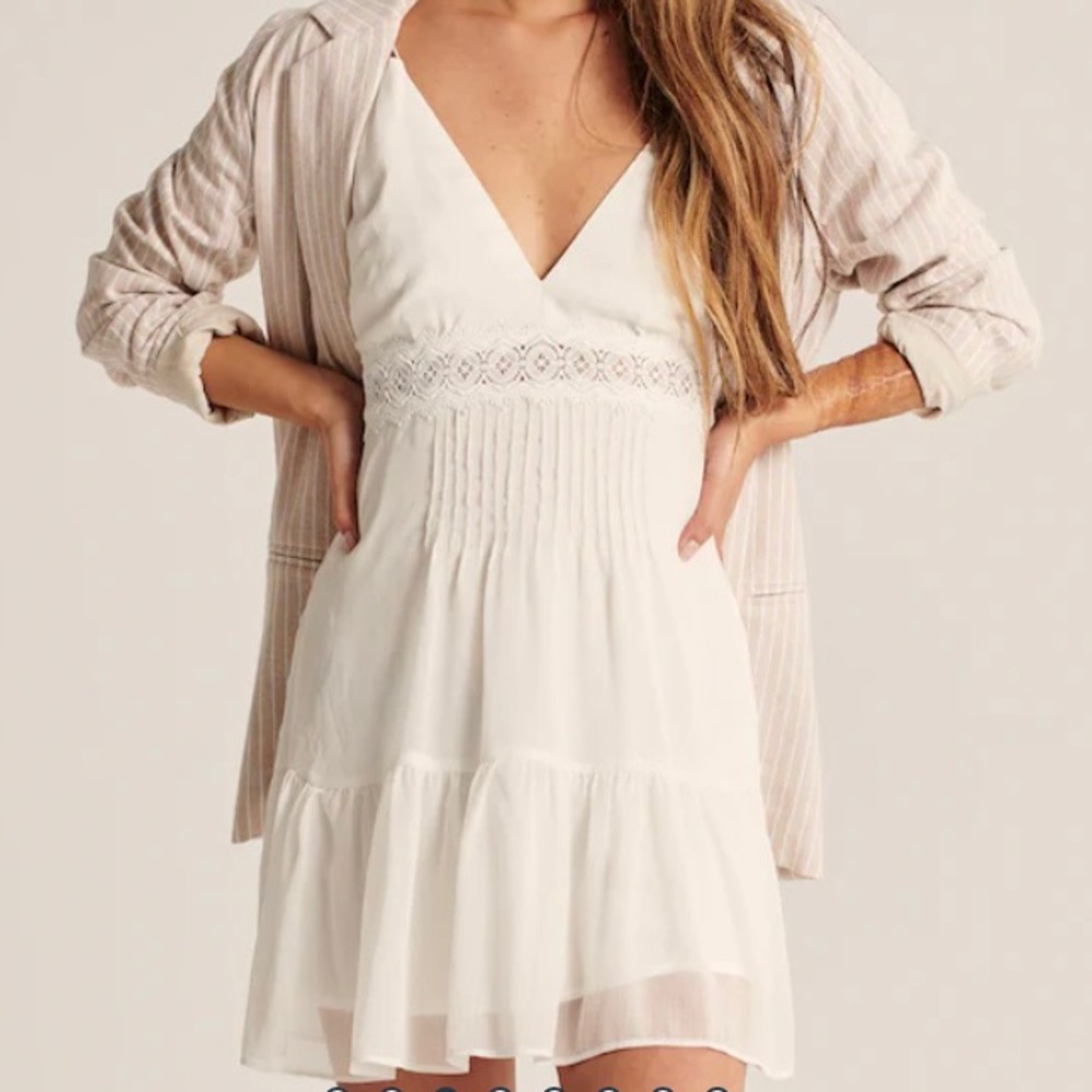 Abercrombie Crochet Detail Mini Dress